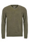 Barbour Mens Nelson Essential V Neck in Seaweed - Front