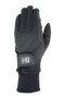 Hy Equestrian Ultra Warm Softshell Gloves in Black - front