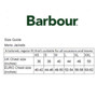 Barbour Mens Jacket Size guide