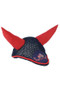 Hy Equestrian Tractors Rock Fly Veil in Navy/Red