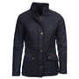 Barbour Ladies Cavalry Polarquilt in Navy - Front