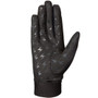 Hy Equestrian Silva Flash Riding Gloves in Black - palm