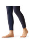 Ariat Ladies Boreas Half Grip Tight in Navy - calf detail