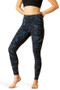 Ariat Ladies Eos Print Full Seat Tights in Stormy Skies