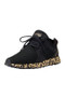 Ariat Ladies Fuse Lace Trainers in Black Mesh/Leopard Print