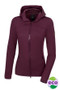 Pikeur Ladies Fleece Jacket in Mulberry - Front