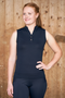 Covalliero Ladies Top in Dark Navy-Lifestyle Front