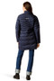 Ariat Ladies Ideal Down Coat in Navy - back