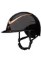 Karben Alina Ellipse Riding Hat - Black/Rose Gold - Front/Side