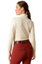 Ariat Ladies Prophecy Quarter Zip Long Sleeve Base Layer  in Petrified Oak - back