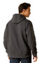 Ariat Mens Rabere Hood in Charcoal - back