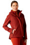 Ariat Ladies Coastal Waterproof Jacket in Fired Brick - front