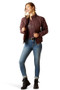 Ariat Ladies Stable Insulated Jacket in Huckleberry - full length