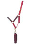 Little Rider Riding Star Collection Headcollar and Leadrope Set in Navy/Burgundy