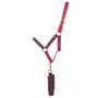 Little Rider Riding Star Collection Headcollar and Leadrope Set in Navy/Burgundy