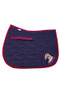 Little Rider Childrens Riding Star Collection Saddle Pad in Navy/Burgundy - side
