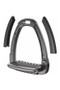 Horsena Swap Stirrups with Double Side Covers - Black