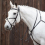 Henry James Saddlery Classic Adjustable Bridge Breastplate - Black