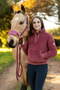 LeMieux Young Rider Tia Teddy Fleece - Orchid - Lifestyle
