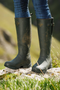 LeMieux Ladies Stride Wellington Boots in Oak - Lifestyle