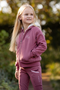 LeMieux Mini Sherpa Lined Lily Hoodie - Orchid - Lifestyle