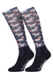 LeMieux Childrens Footsie Socks in Christmas Unicorns