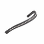 Velociti GARA Large Diamante Browband - Black/Clear