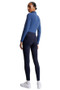 Tommy Ladies ELMIRA Winter Full Grip Riding Tights in Desert Sky - back full length