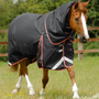 Premier Equine Buster Turnout Rug 100g with Neck Cover - Black