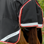 Premier Equine Buster Turnout Rug 100g with Neck Cover - Black