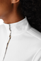 PS of Sweden Ladies Heather Hunter Shirt - White - Collar Detail Two