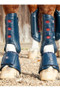 Premier Equine Air Cooled Carbon Tech Eventing Boots - Navy- Front