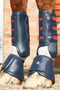 Premier Equine Air Cooled Carbon Tech Eventing Boots - Navy- Front