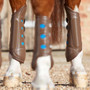 Premier Equine Air Cooled Carbon Tech Eventing Boots in Brown Hind - Lifestyle