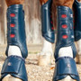 Premier Equine Air Cooled Carbon Tech Eventing Boots - Navy- Front