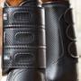 Premier Equine Air Cooled Carbon Tech Eventing Boots - Black - Front