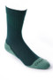 Le Chameau Iris Low Socks in Vert Fonce- Side
