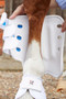 Premier Equine Air Cooled Original Eventing Boots - White - Inside