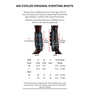 Premier Equine Air Cooled Original Eventing Boots - Size Guide