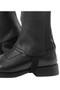 Premier Equine Childrens Loros Leather Half Chaps in Black- Heel Detail