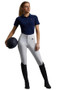 Premier Equine Ladies Team Polo in Navy - front