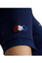 Premier Equine Ladies Team Polo in Navy - arm branding