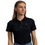 Premier Equine Ladies Team Polo in Black - front