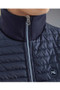 Premier Equine Ladies Elena Hybrid Technical Riding Jacket in Navy - collar