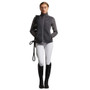 Premier Equine Ladies Elena Hybrid Technical Riding Jacket in Anthracite Grey - front
