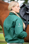 Premier Equine Pro Rider Waterproof Jacket in Green - lifestyle