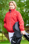 Premier Equine Pro Rider Waterproof Jacket in Red - lifestyle