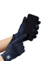 Premier Equine Ladies Presa Mesh Riding Gloves in Navy - touch screen