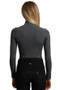 Premier Equine Ladies Ombretta Technical Riding Top in Anthracite Grey - back