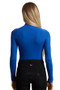 Premier Equine Ladies Ombretta Technical Riding Top in Blue - back